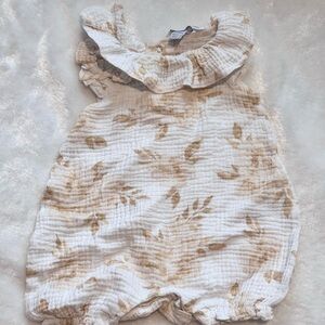 Floral Ruffle Kids Bodysuit